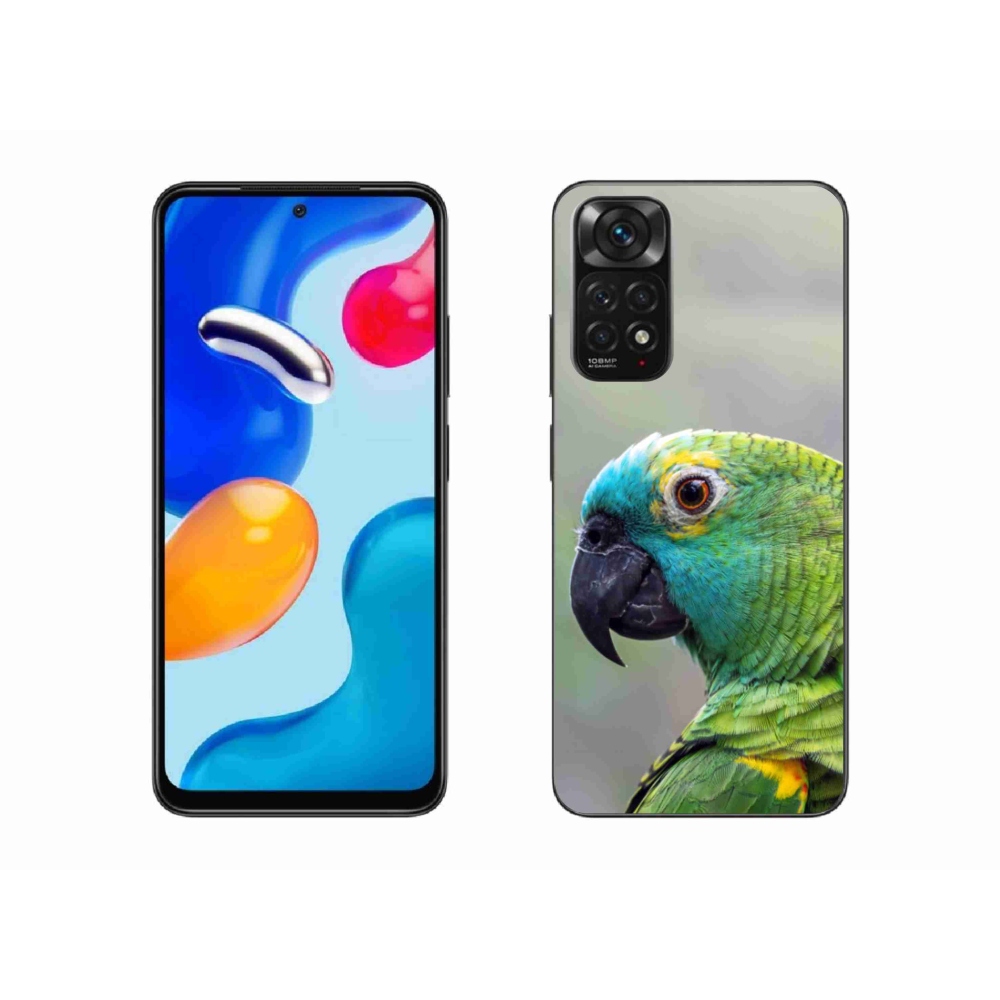 Gélový kryt mmCase na Xiaomi Redmi Note 11S - papagáj amazoňan