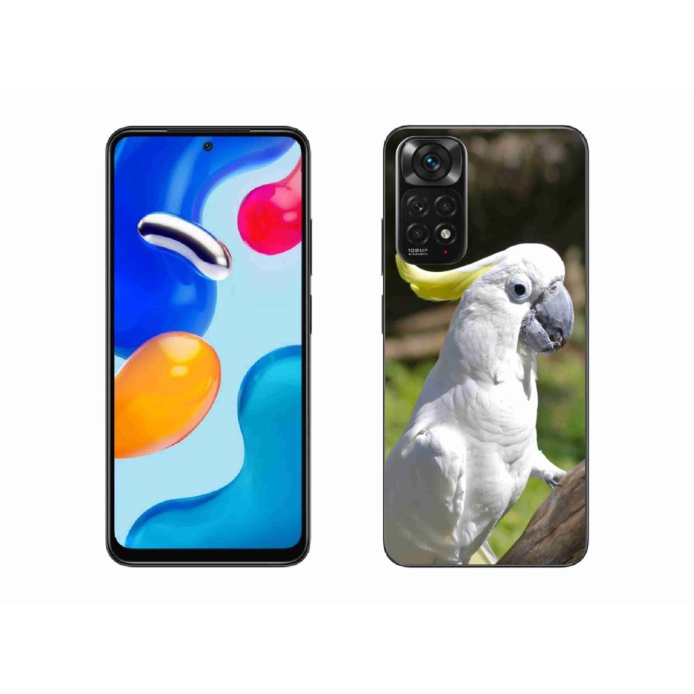 Gélový kryt mmCase na Xiaomi Redmi Note 11S - papagáj kakadu 2