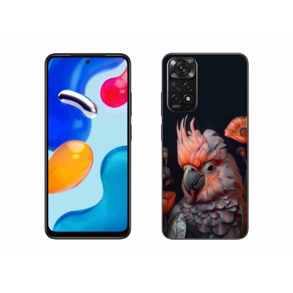 Gélový kryt mmCase na Xiaomi Redmi Note 11S - papagáj kakadu vo farbách