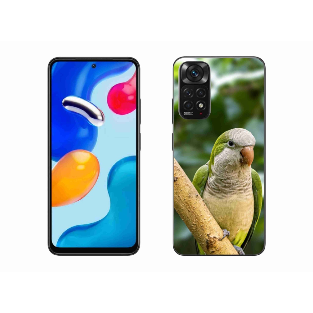 Gélový kryt mmCase na Xiaomi Redmi Note 11S - papagáj mníšok