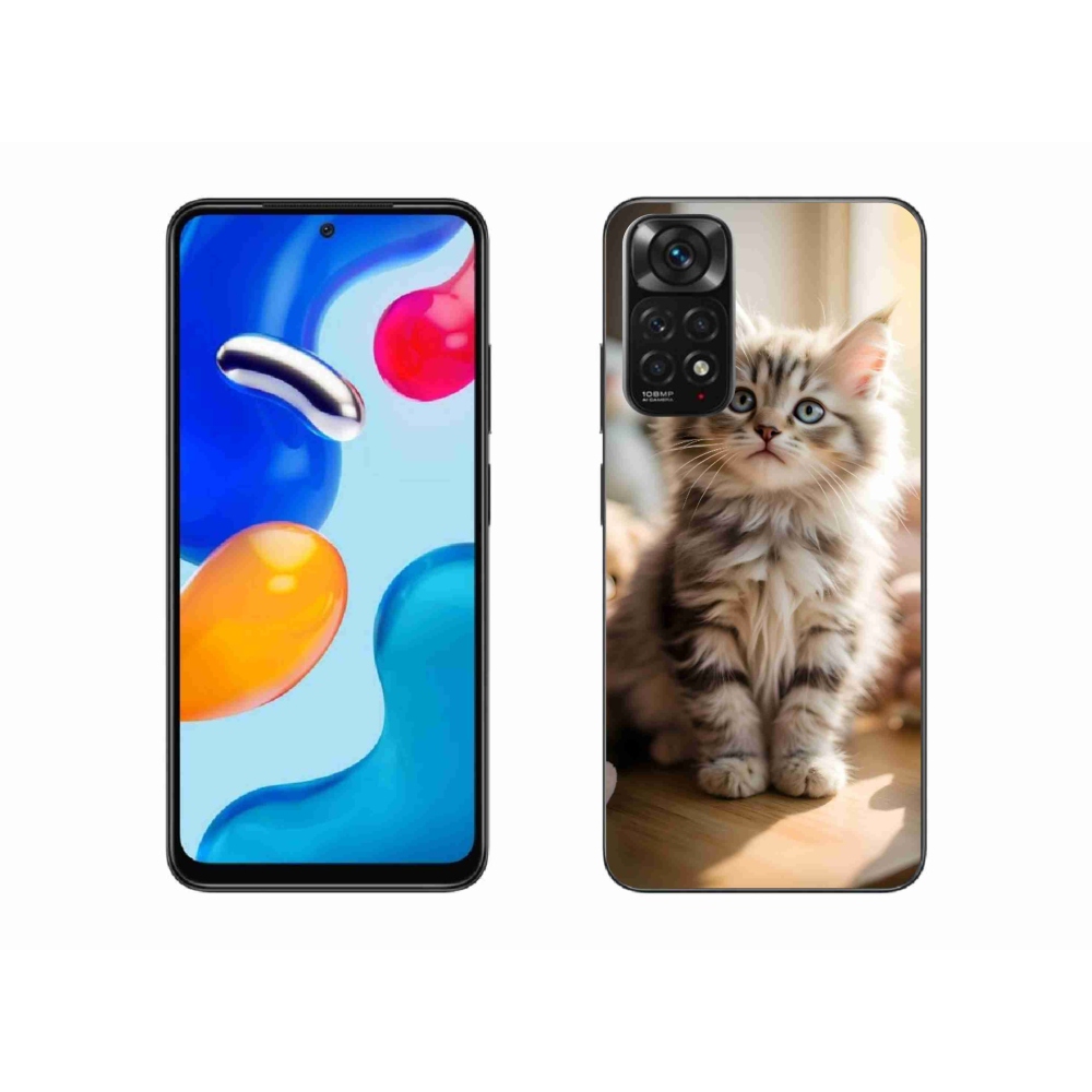 Gélový kryt mmCase na Xiaomi Redmi Note 11S - roztomilé mačiatko 10