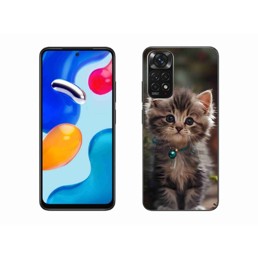 Gélový kryt mmCase na Xiaomi Redmi Note 11S - roztomilé mačiatko 11