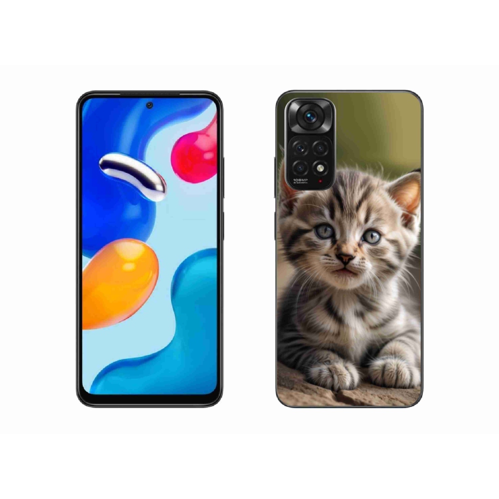 Gélový kryt mmCase na Xiaomi Redmi Note 11S - roztomilé mačiatko 9