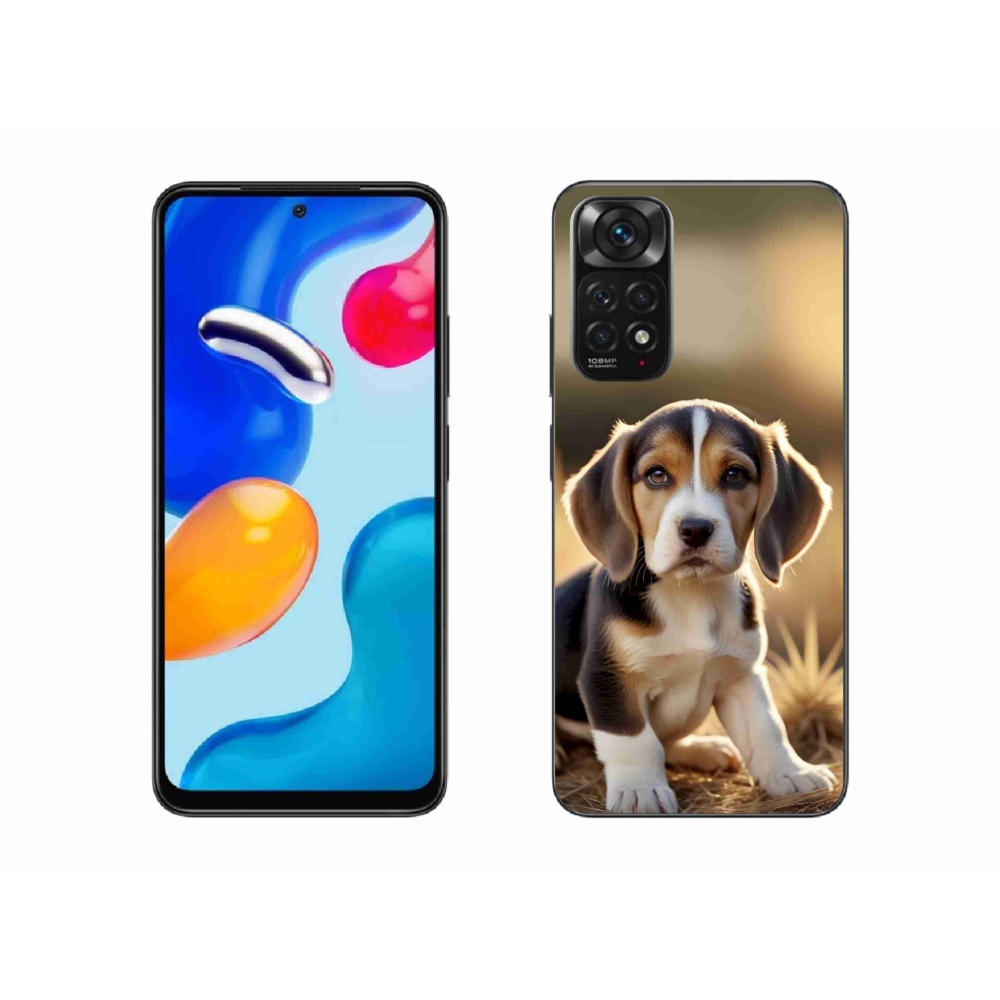 Gélový kryt mmCase na Xiaomi Redmi Note 11S - roztomilý bígl