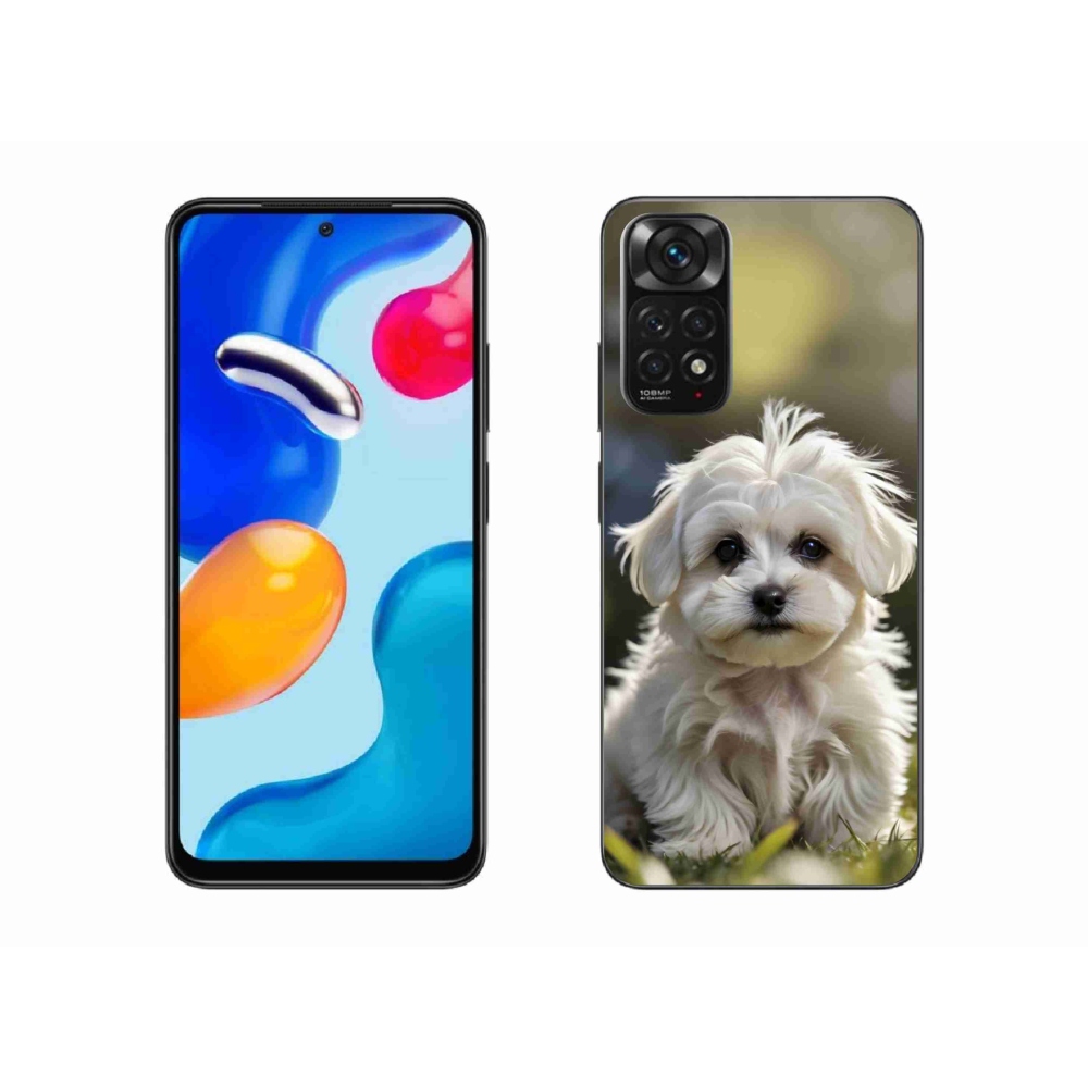 Gélový kryt mmCase na Xiaomi Redmi Note 11S - roztomilý maltézsky psík