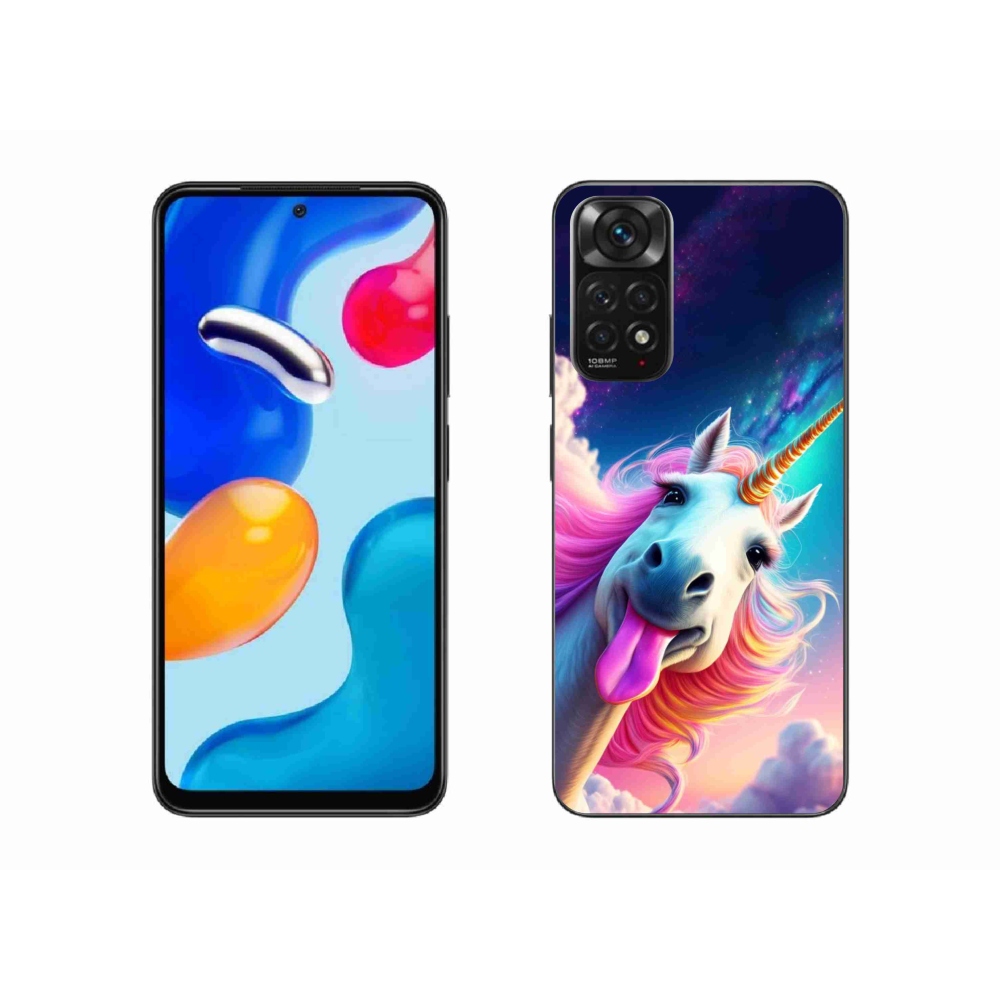 Gélový kryt mmCase na Xiaomi Redmi Note 11S - šialený jednorožec