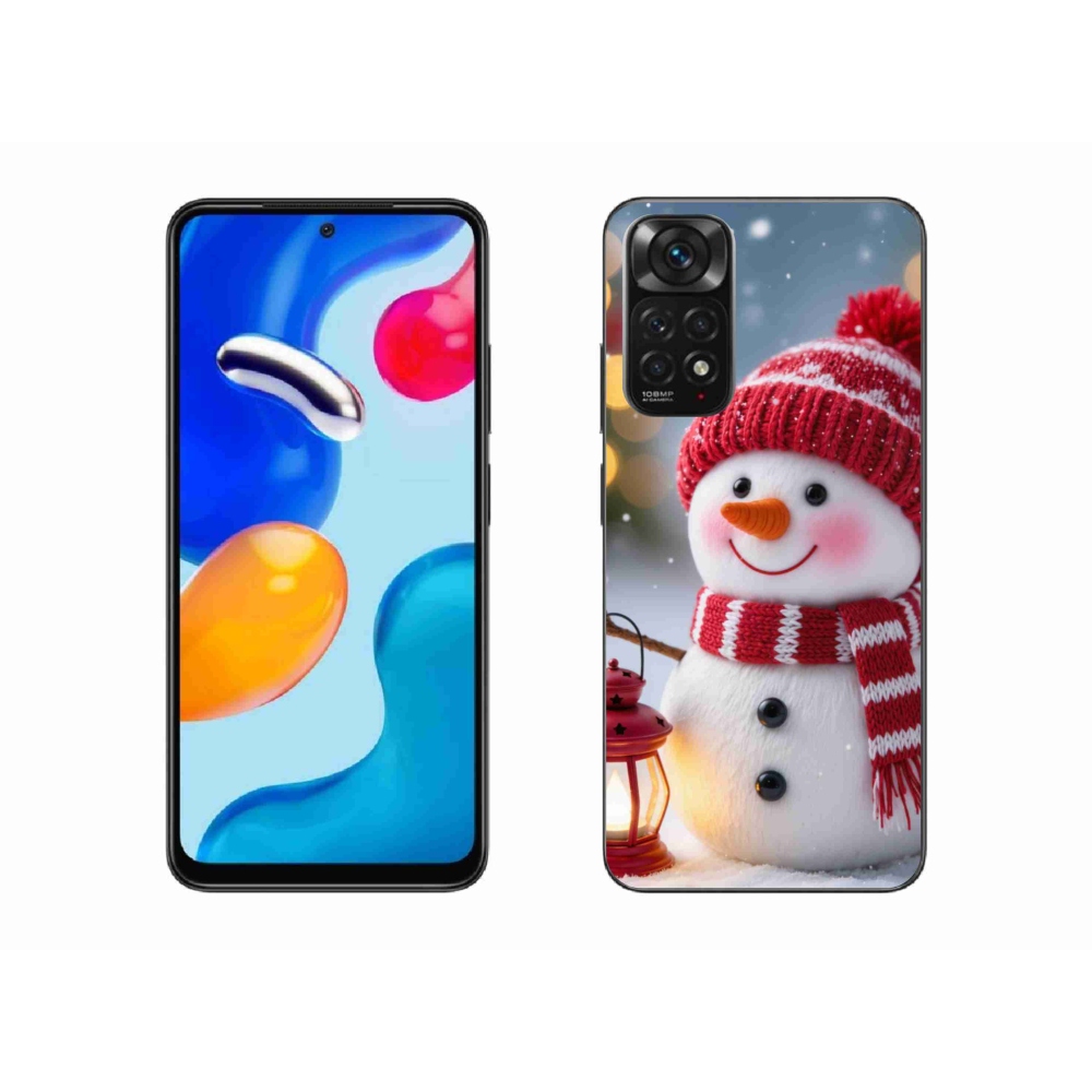 Gélový kryt mmCase na Xiaomi Redmi Note 11S - snehuliak 2