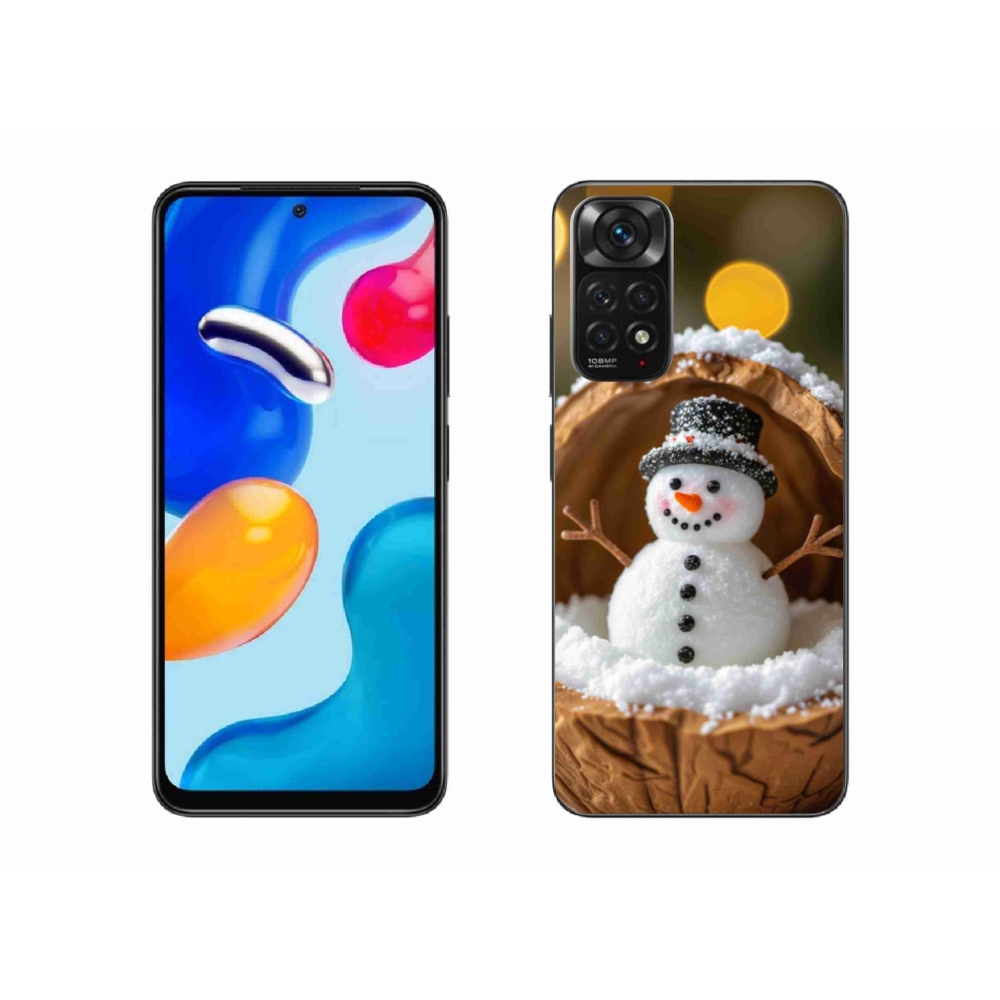 Gélový kryt mmCase na Xiaomi Redmi Note 11S - snehuliak 4