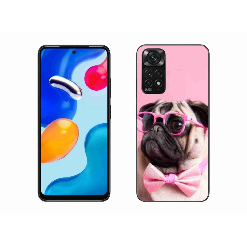 Gélový kryt mmCase na Xiaomi Redmi Note 11S - štýlový mops