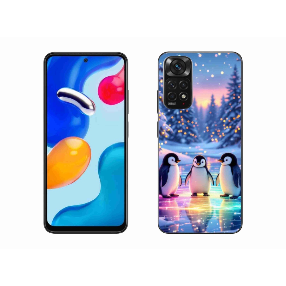 Gélový kryt mmCase na Xiaomi Redmi Note 11S - tučniaky