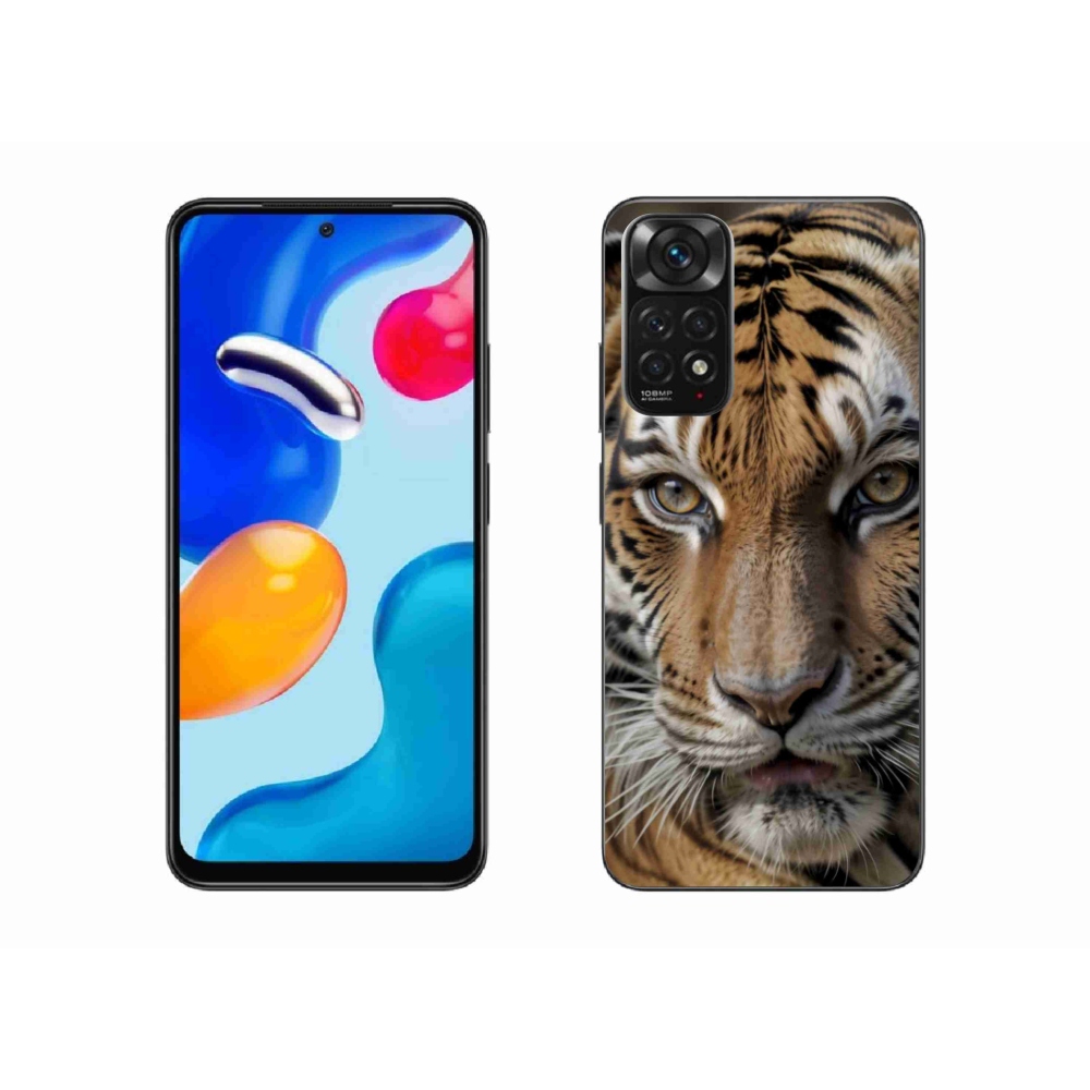 Gélový kryt mmCase na Xiaomi Redmi Note 11S - tigrie pohľad