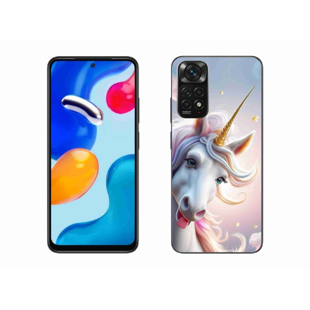 Gélový kryt mmCase na Xiaomi Redmi Note 11S - veselý jednorožec