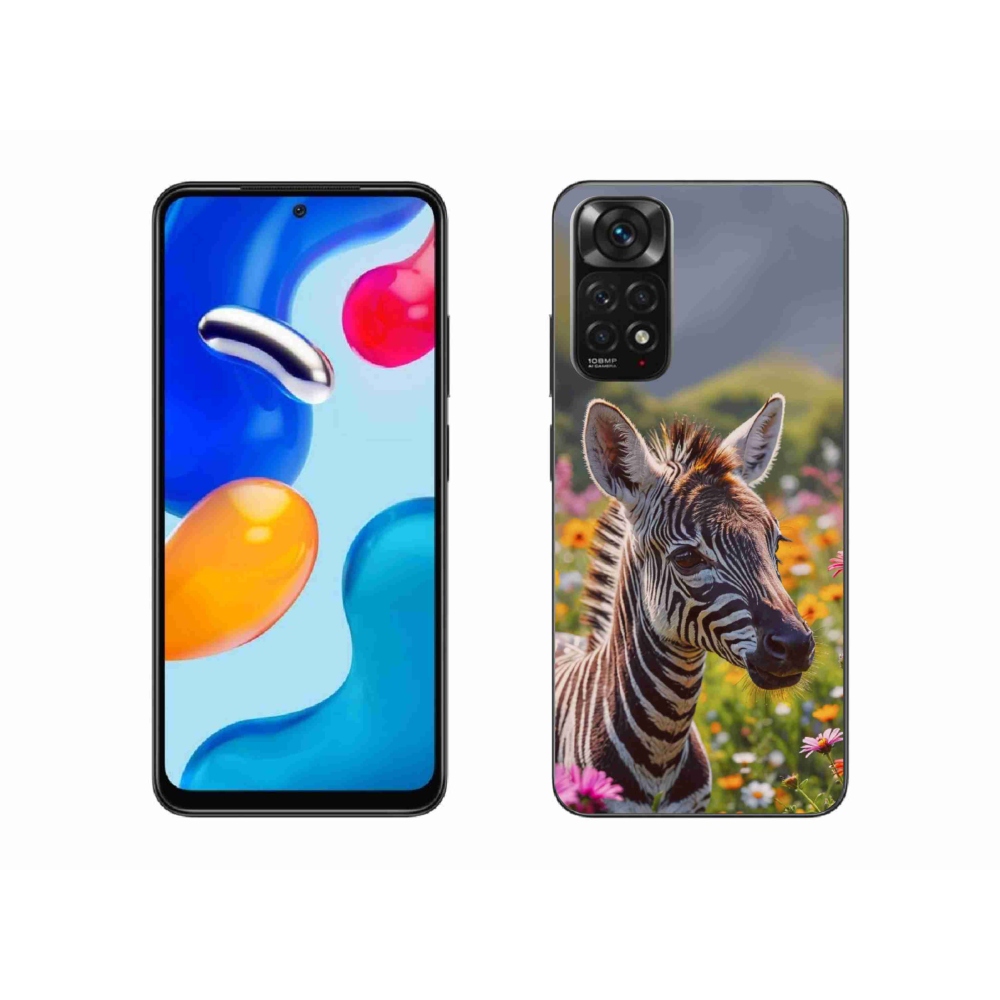 Gélový kryt mmCase na Xiaomi Redmi Note 11S - zebra na lúke
