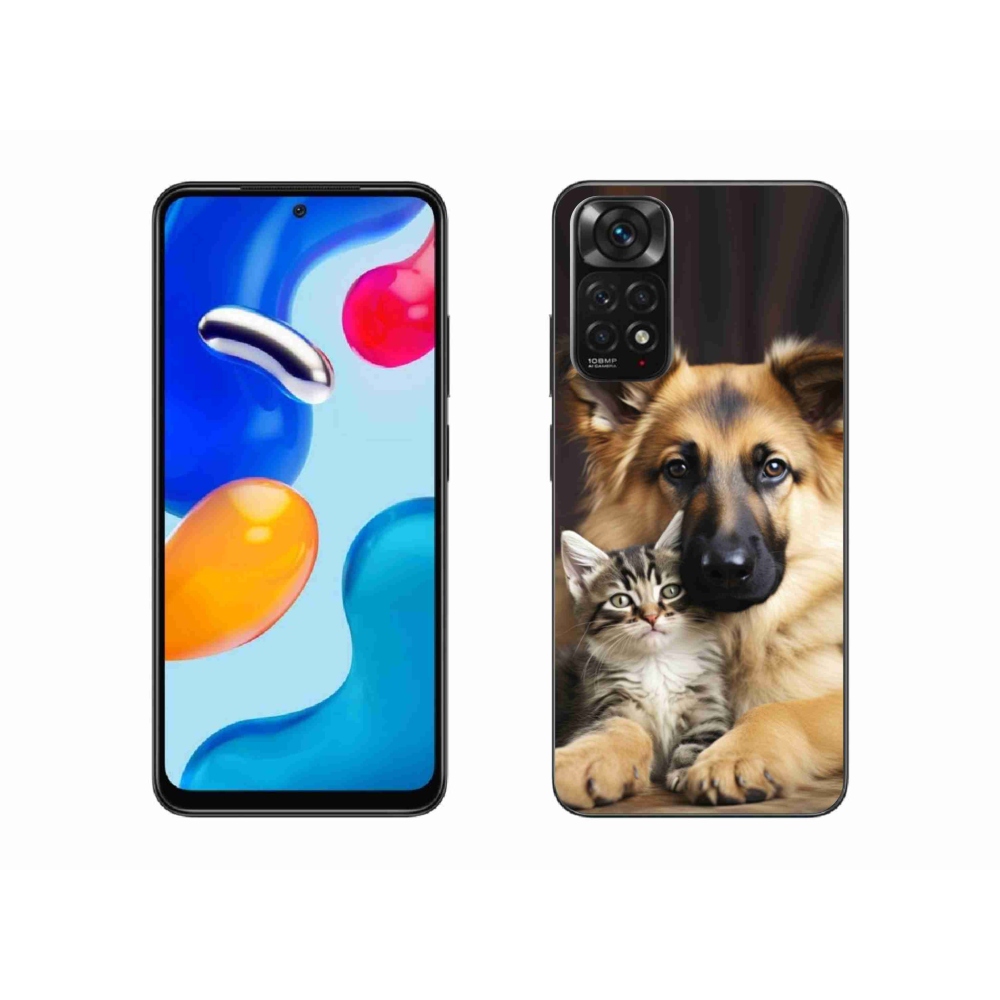 Gélový kryt mmCase na Xiaomi Redmi Note 11S - zvieracie priateľstvo
