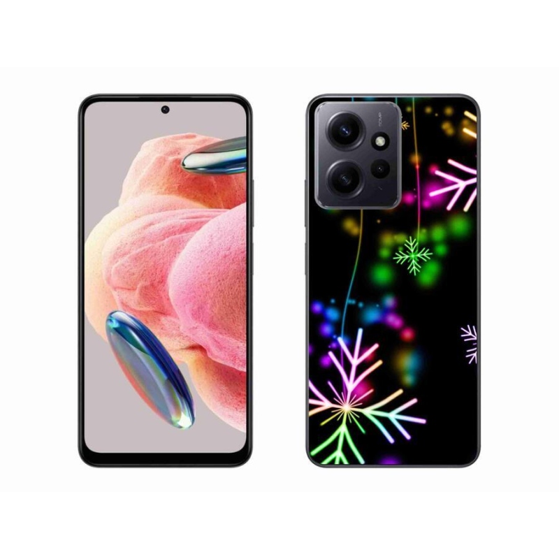Gélový kryt mmCase na Xiaomi Redmi Note 12 4G - farebné vločky