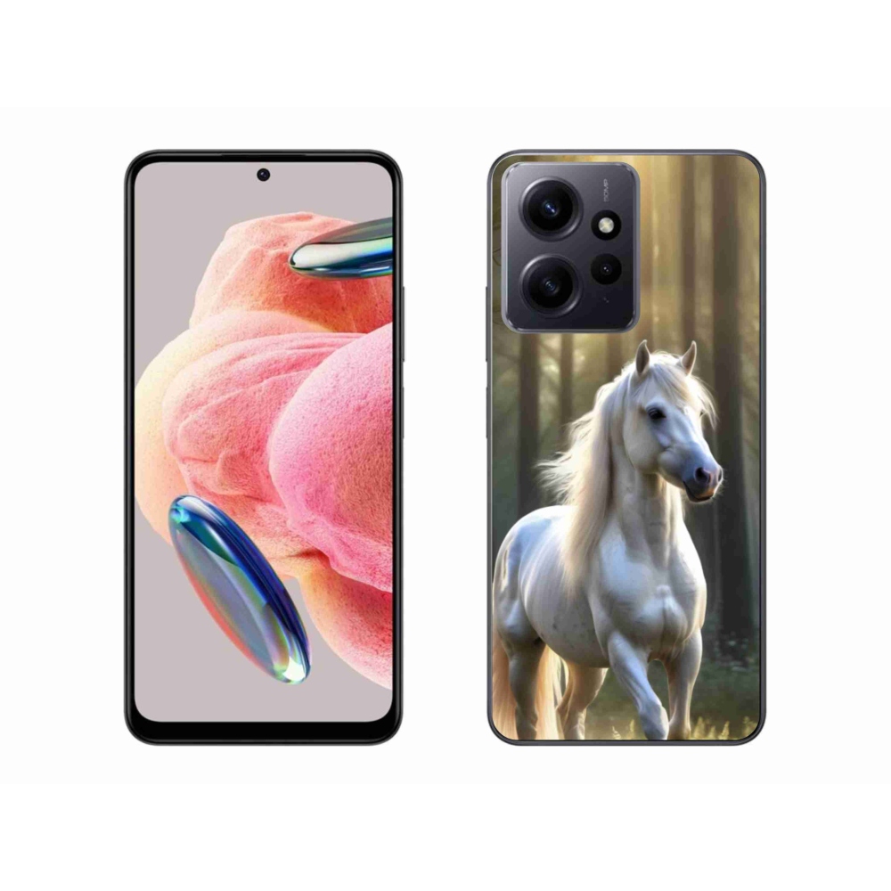 Gélový kryt mmCase na Xiaomi Redmi Note 12 4G - biely kôň 3
