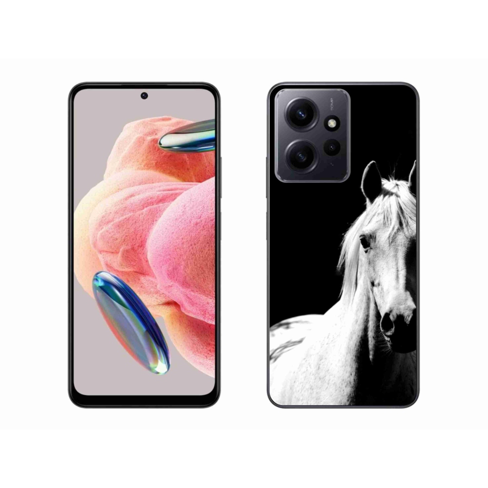 Gélový kryt mmCase na Xiaomi Redmi Note 12 4G - biely kôň 5