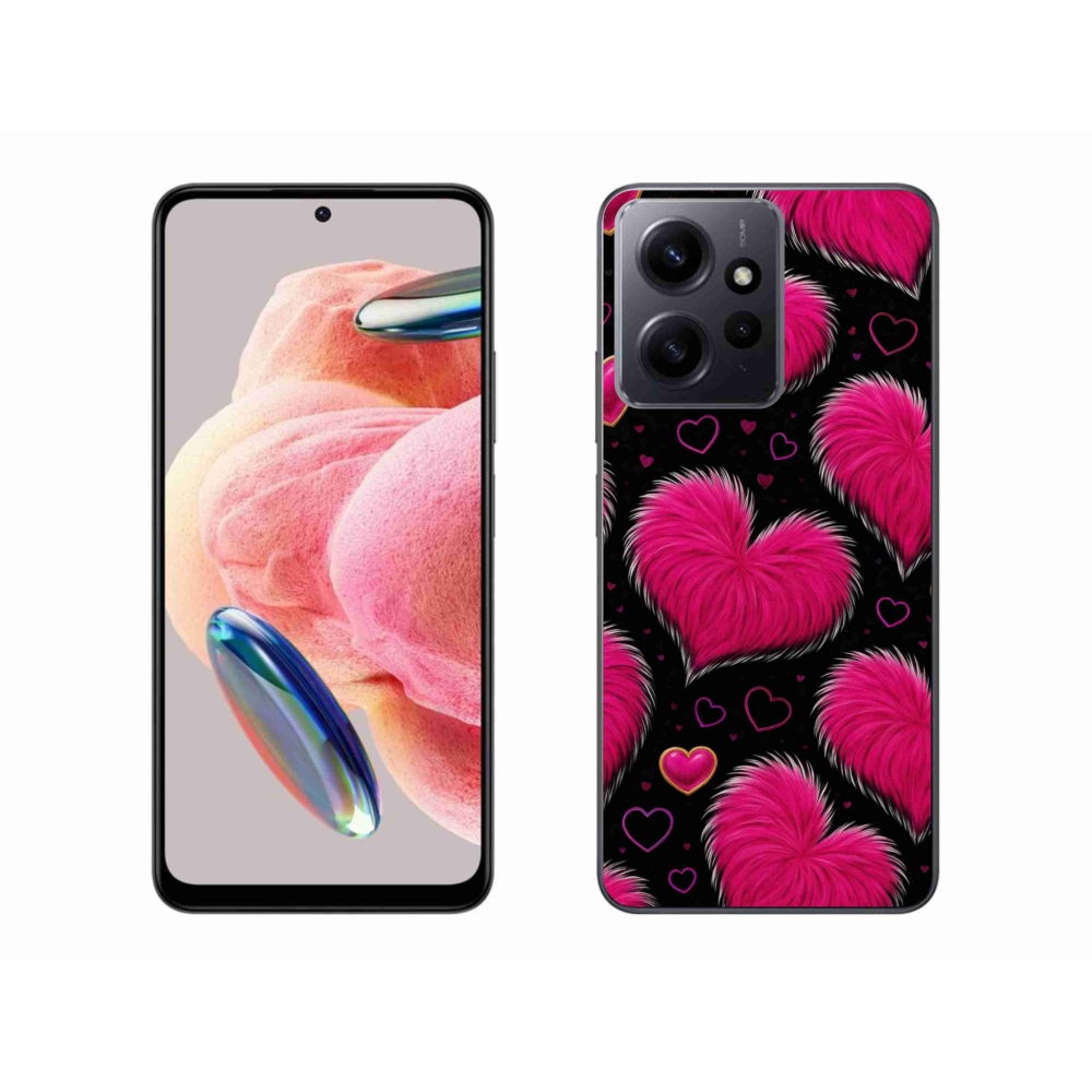 Gélový kryt mmCase na Xiaomi Redmi Note 12 4G - hebké srdce