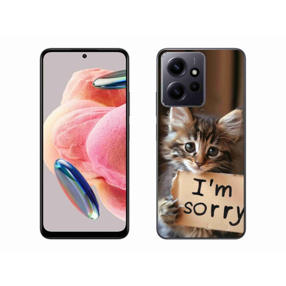 Gélový kryt mmCase na Xiaomi Redmi Note 12 4G - mačacie ospravedlnenie