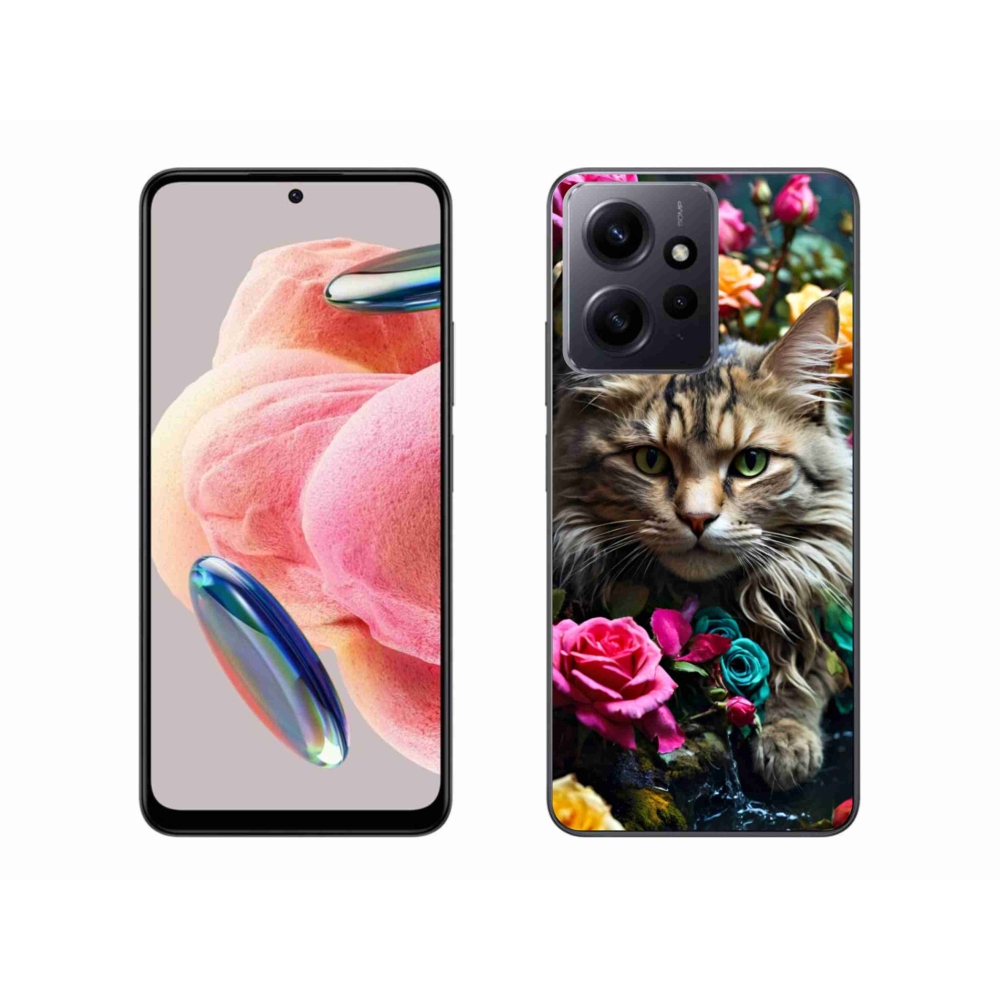 Gélový kryt mmCase na Xiaomi Redmi Note 12 4G - mačacie pohľad 2