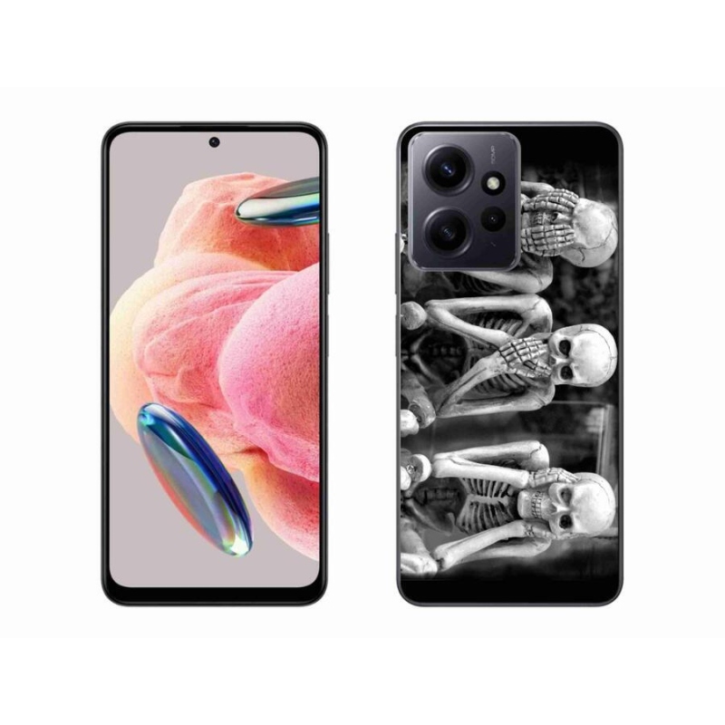 Gélový kryt mmCase na Xiaomi Redmi Note 12 4G - kostlivci