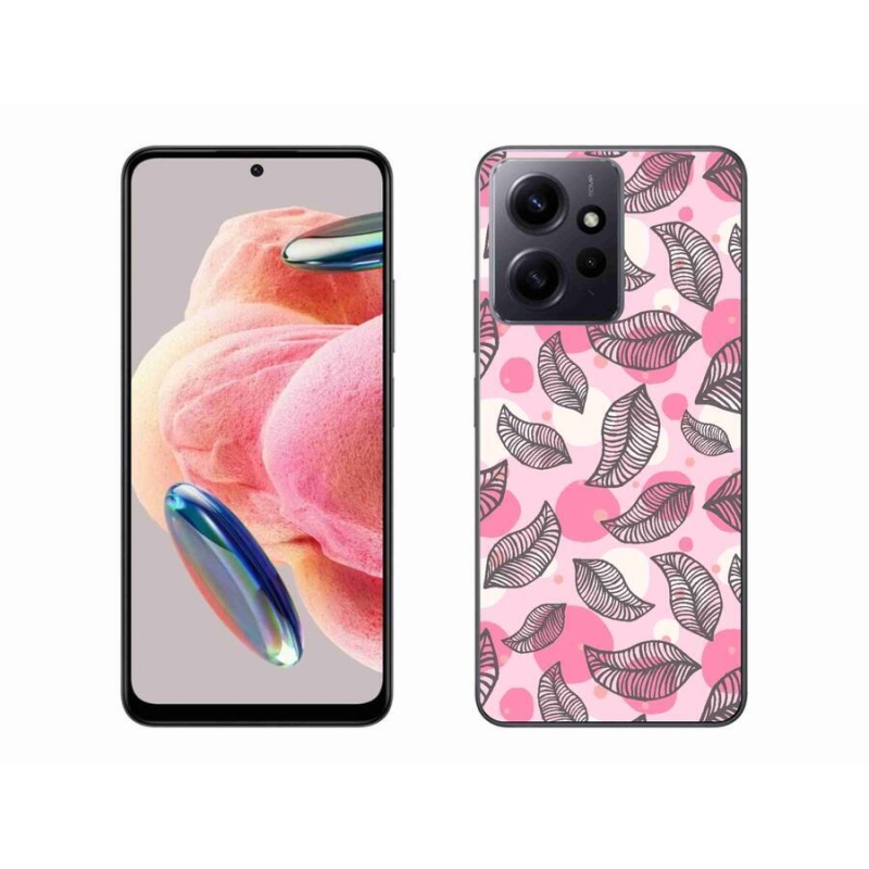 Gélový kryt mmCase na Xiaomi Redmi Note 12 4G - kreslené padajúce listy