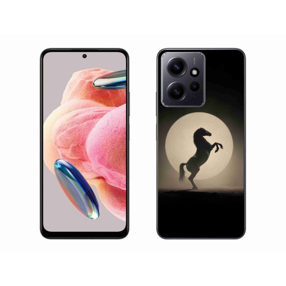Gélový kryt mmCase na Xiaomi Redmi Note 12 4G - kôň v siluete