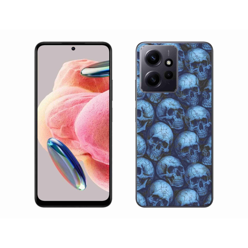 Gélový kryt mmCase na Xiaomi Redmi Note 12 4G - lebky