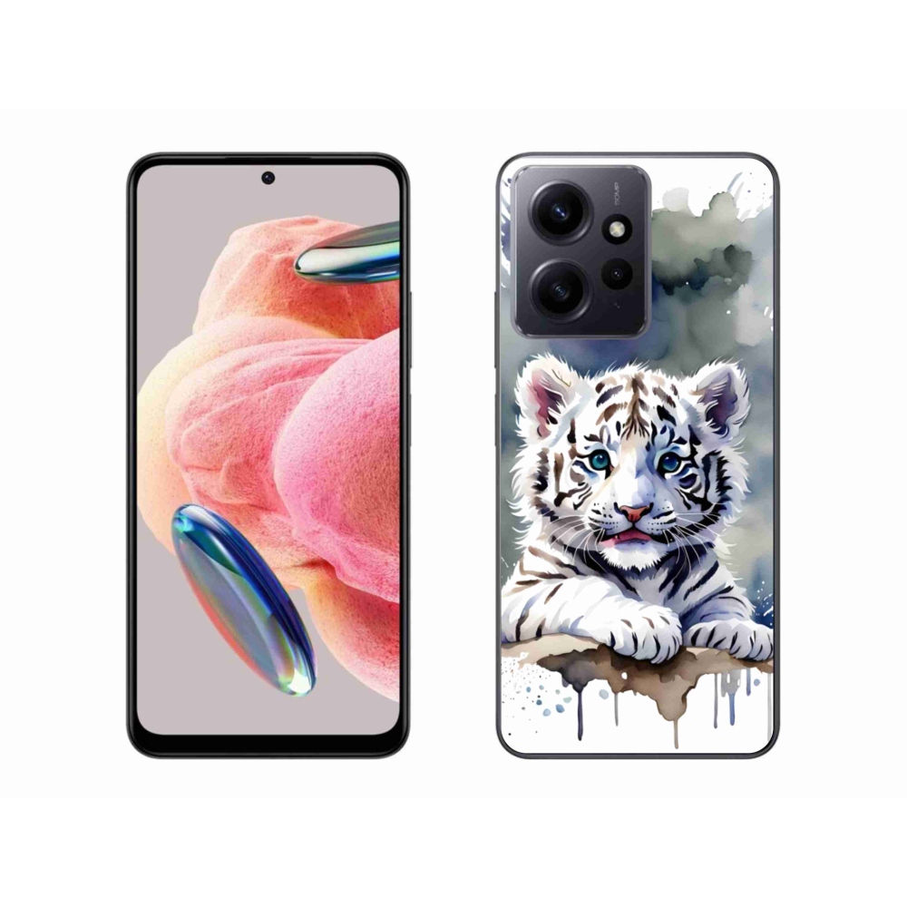 Gélový kryt mmCase na Xiaomi Redmi Note 12 4G - mláďa bieleho tigra