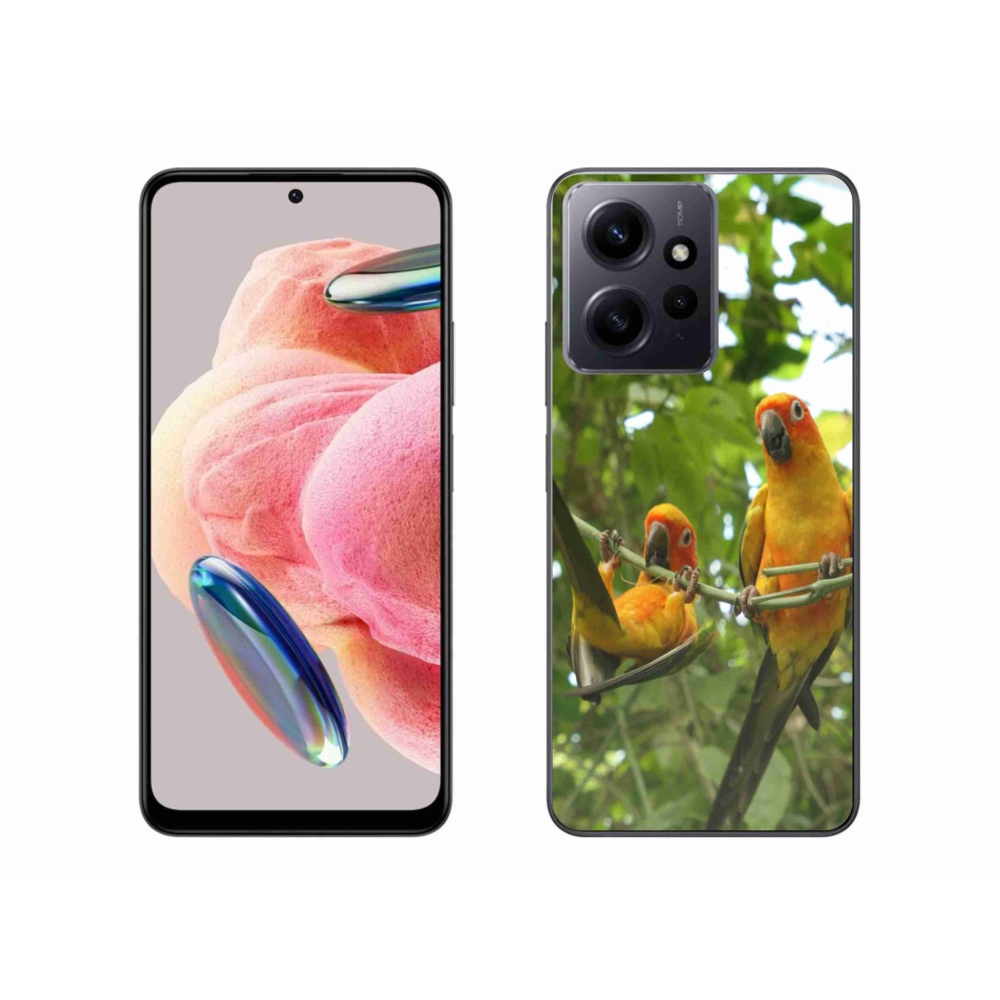 Gélový kryt mmCase na Xiaomi Redmi Note 12 4G - papagáje aratingy