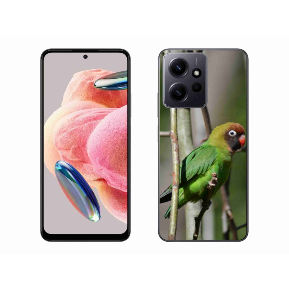 Gélový kryt mmCase na Xiaomi Redmi Note 12 4G - papagáj agapornis