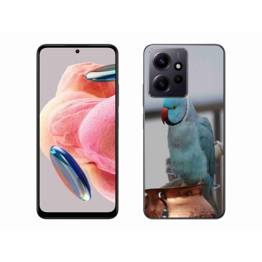 Gélový kryt mmCase na Xiaomi Redmi Note 12 4G - papagáj alexander modrý