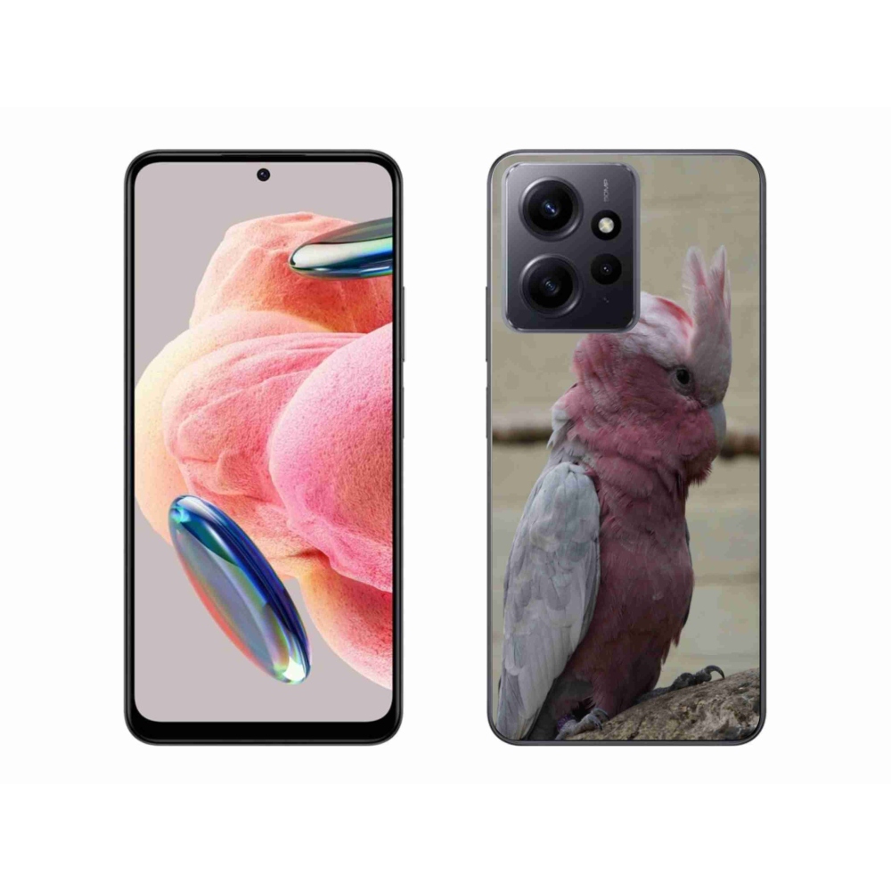 Gélový kryt mmCase na Xiaomi Redmi Note 12 4G - papagáj kakadu ružový