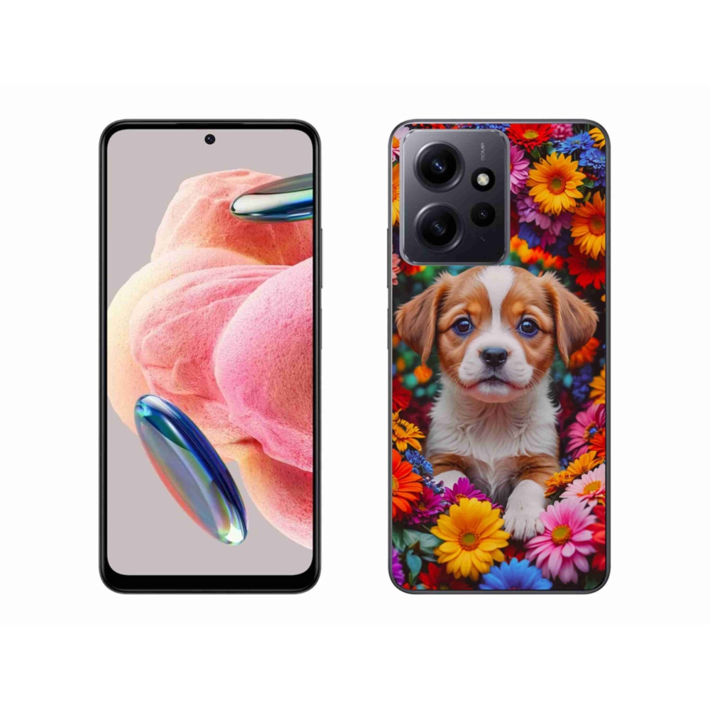 Gélový kryt mmCase na Xiaomi Redmi Note 12 4G - roztomilé šteňa