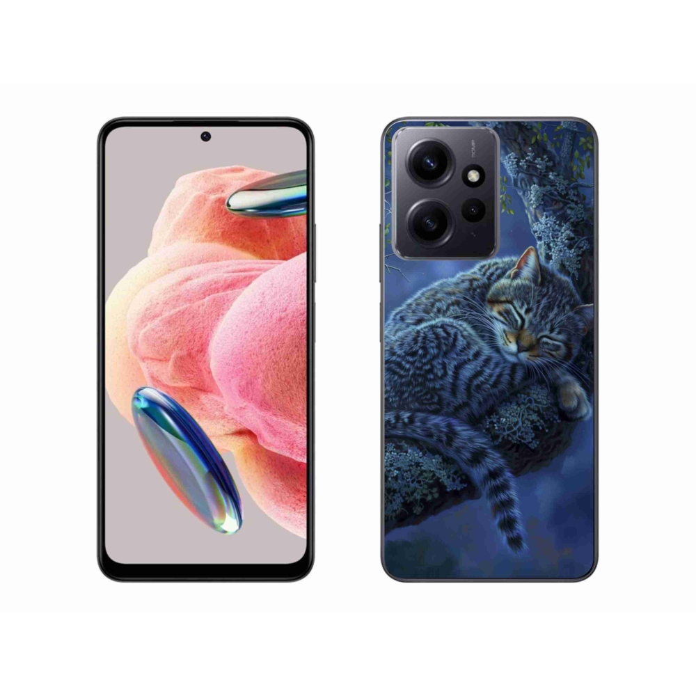 Gélový kryt mmCase na Xiaomi Redmi Note 12 4G - spiaca mačka