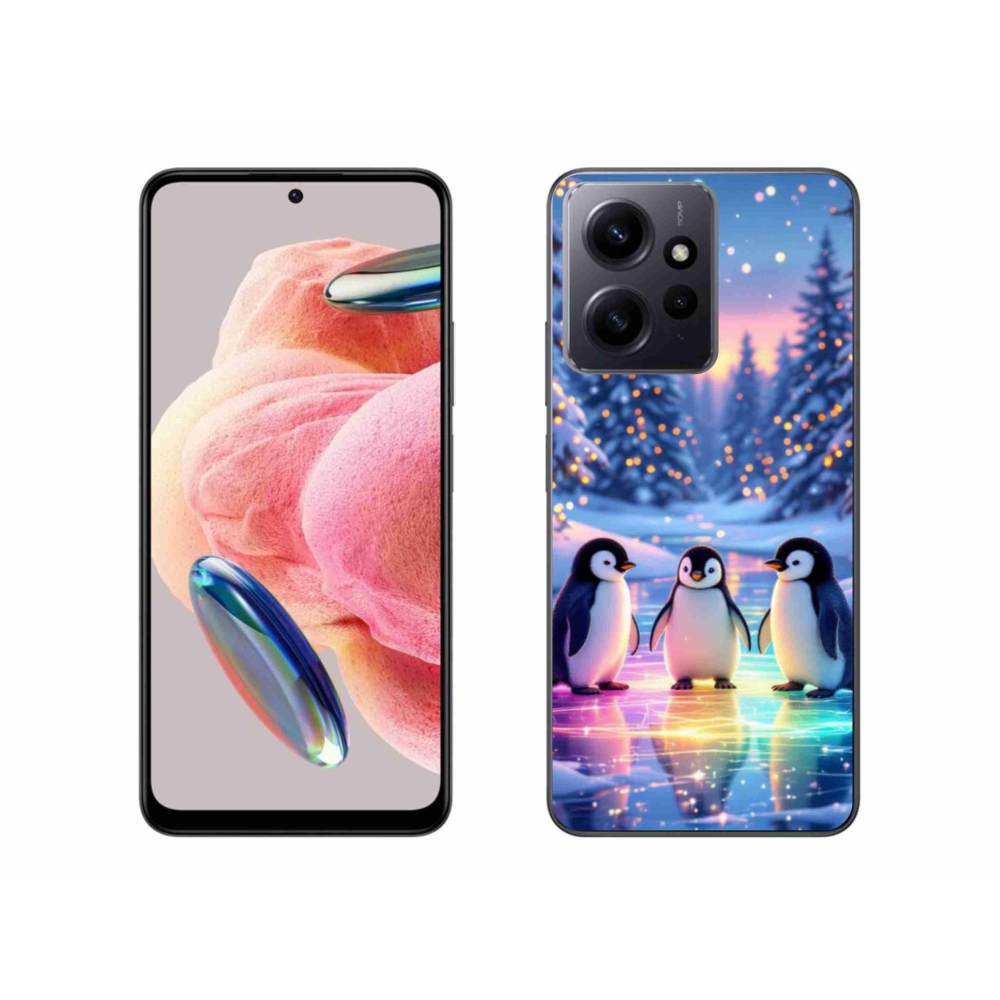 Gélový kryt mmCase na Xiaomi Redmi Note 12 4G - tučniaky