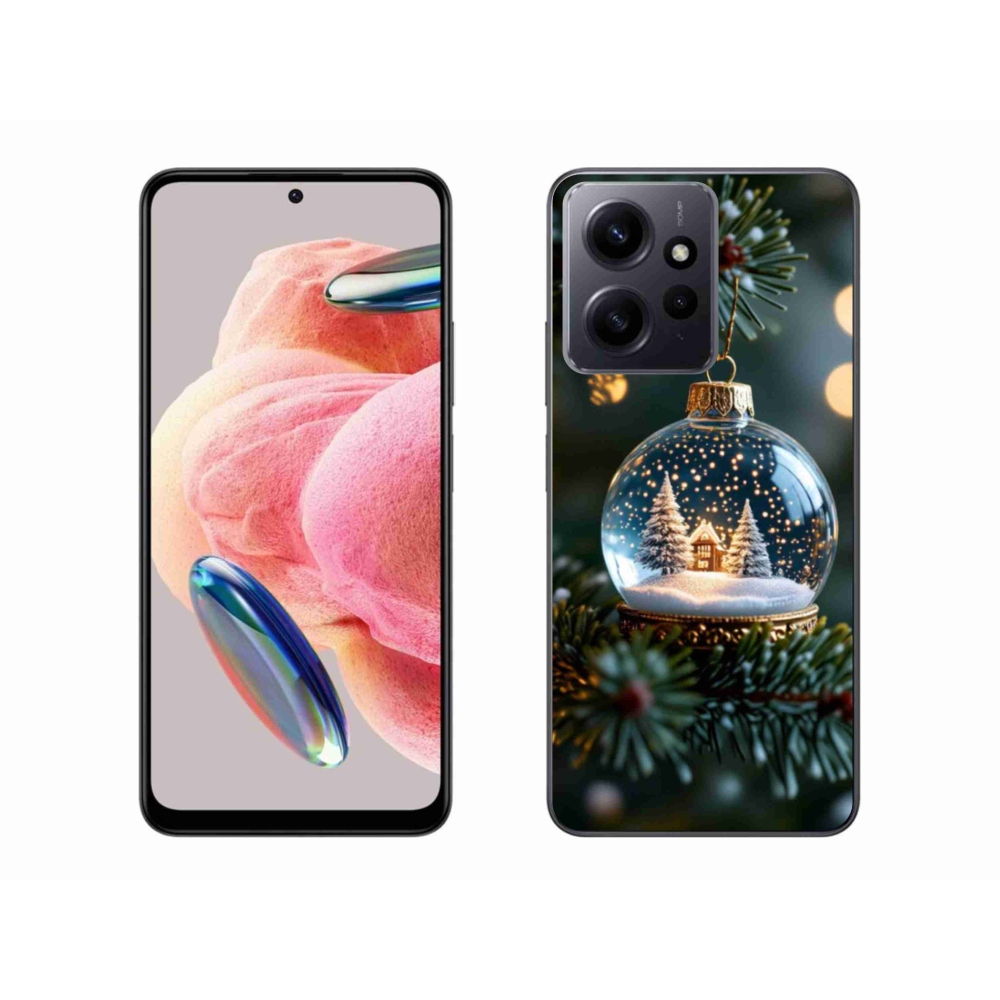 Gélový kryt mmCase na Xiaomi Redmi Note 12 4G - vianočné gule 2