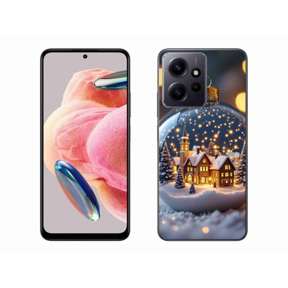 Gélový kryt mmCase na Xiaomi Redmi Note 12 4G - vianočné gule 4