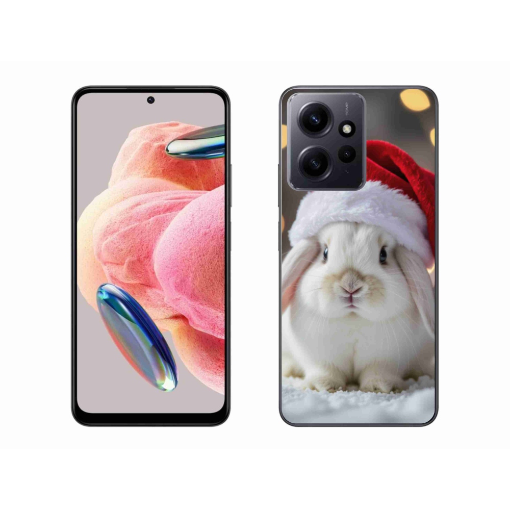 Gélový kryt mmCase na Xiaomi Redmi Note 12 4G - vianočný králik