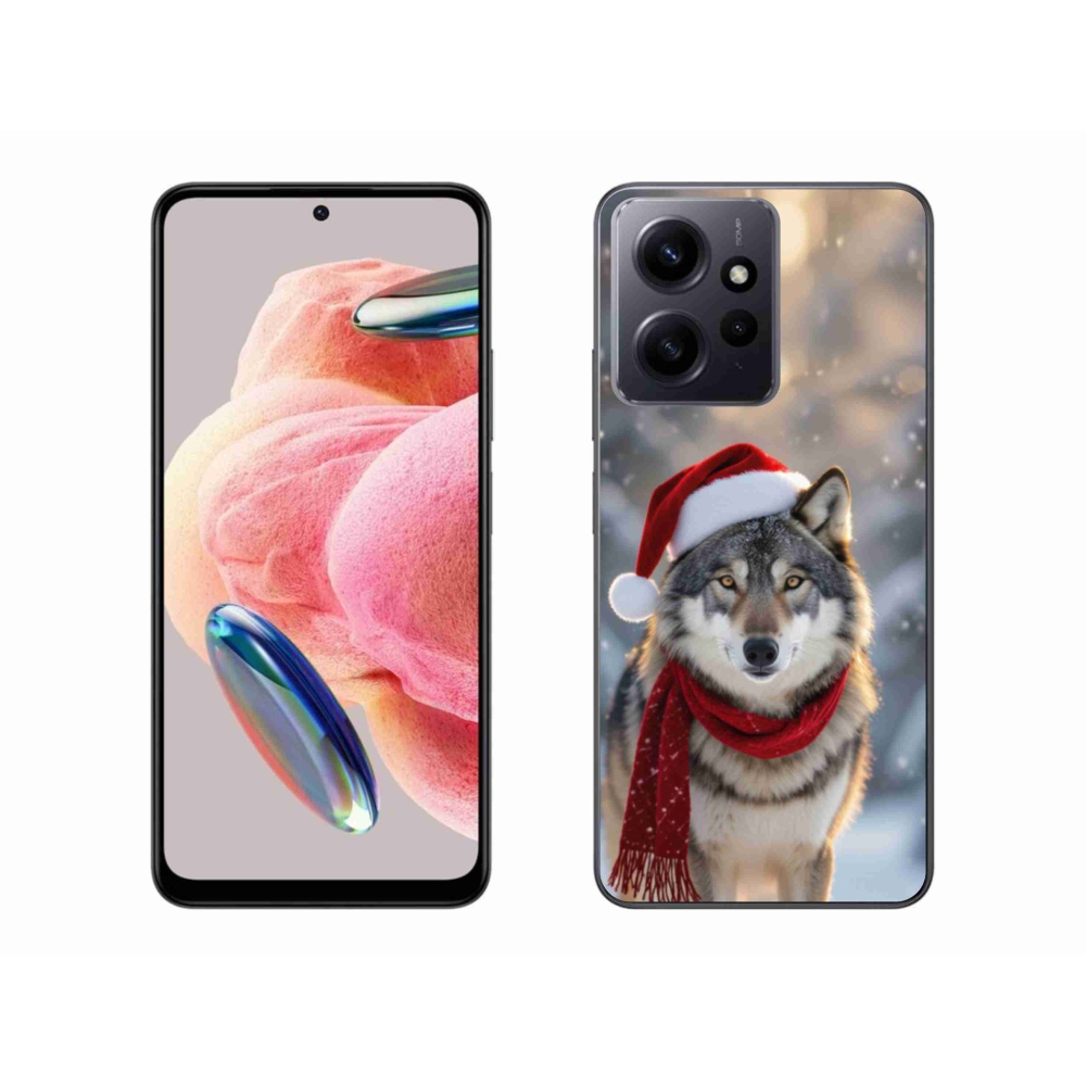 Gélový kryt mmCase na Xiaomi Redmi Note 12 4G - vianočný vlk