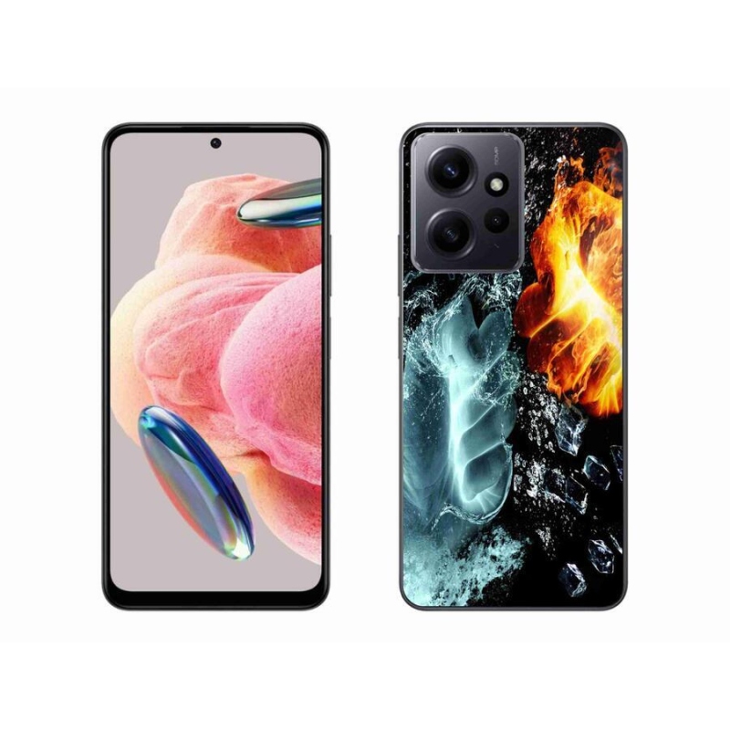 Gélový kryt mmCase na Xiaomi Redmi Note 12 4G - voda a oheň