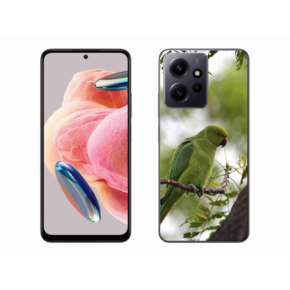 Gélový kryt mmCase na Xiaomi Redmi Note 12 4G - zelený papagáj