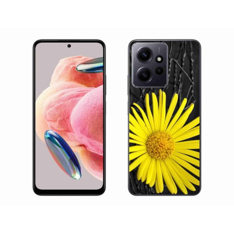 Gélový kryt mmCase na Xiaomi Redmi Note 12 4G - žltý kvet