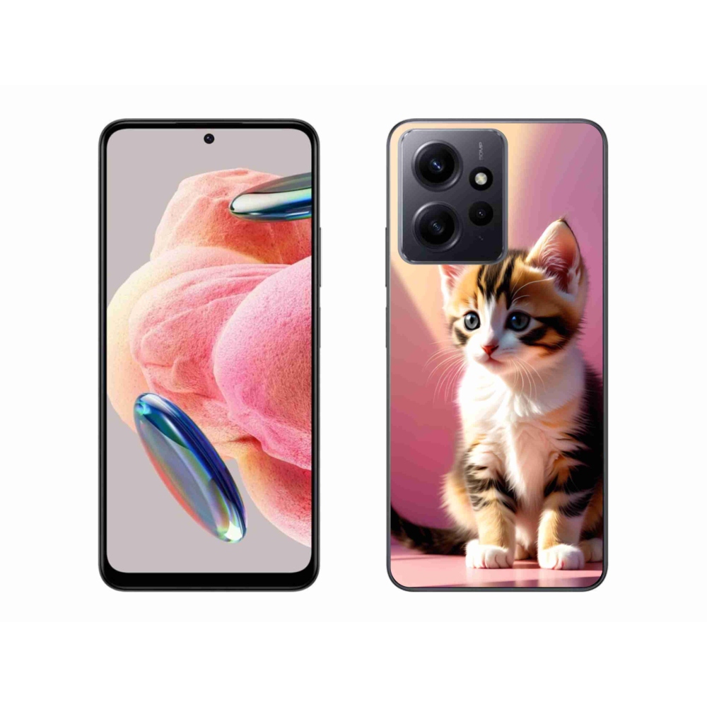 Gélový kryt mmCase na Xiaomi Redmi Note 12 4G - zvedavé mačiatko 2