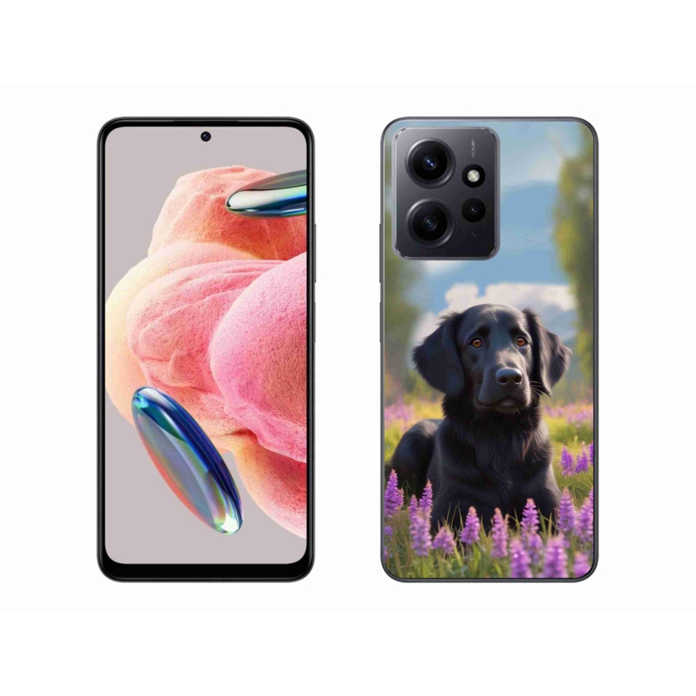 Gélový kryt mmCase na Xiaomi Redmi Note 12 - elegantný čierny retriever