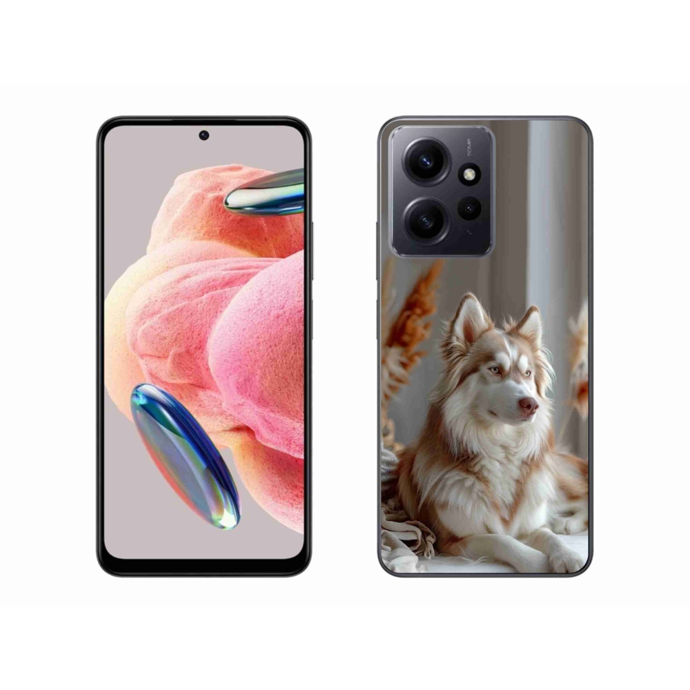 Gélový kryt mmCase na Xiaomi Redmi Note 12 - pokojný sibírsky husky