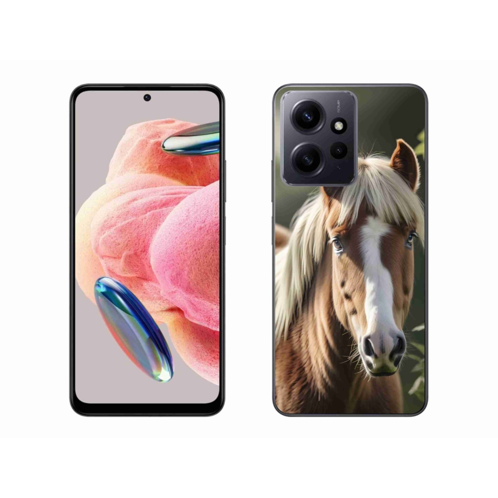 Gélový kryt mmCase na Xiaomi Redmi Note 12 - kôň so svetlou hrivou