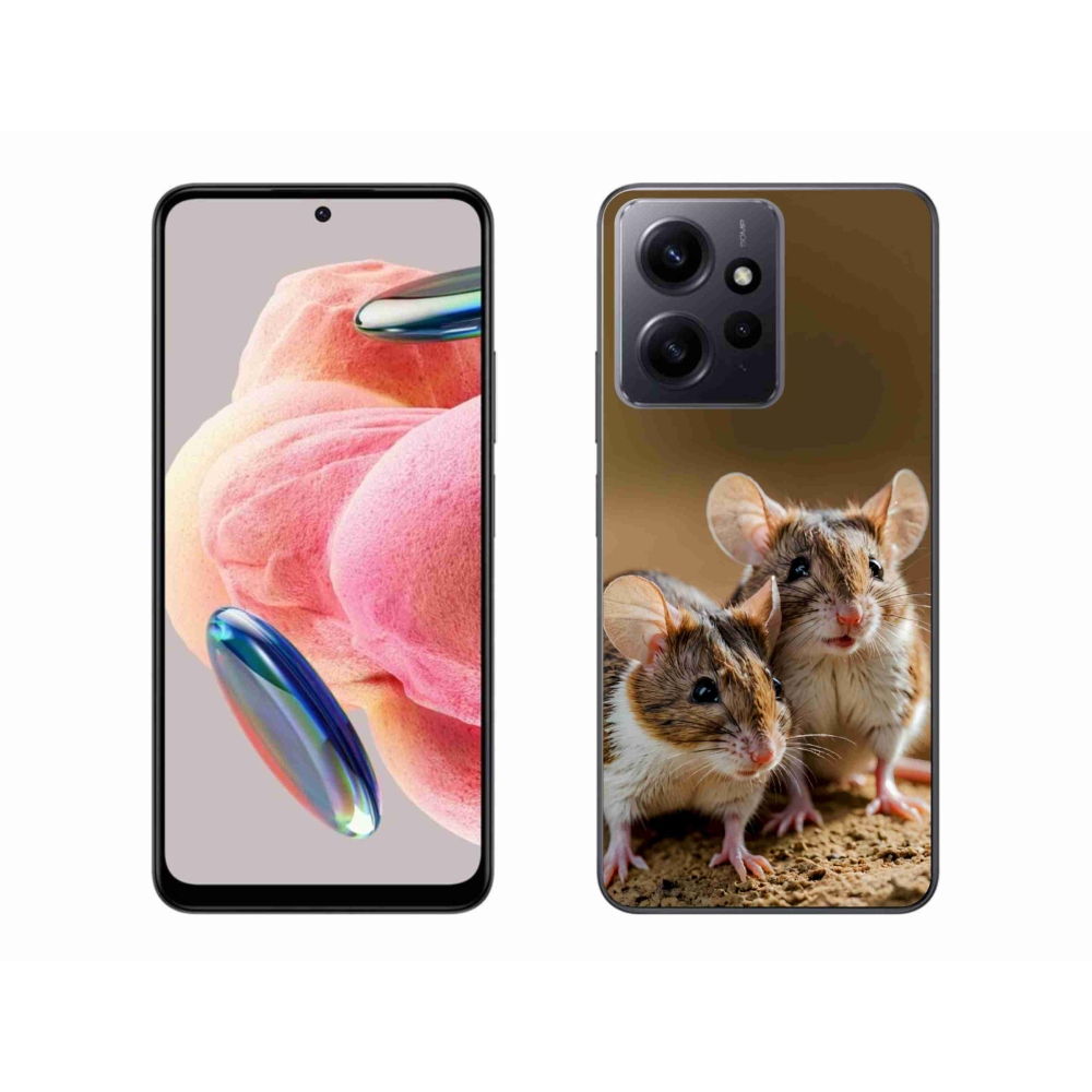 Gélový kryt mmCase na Xiaomi Redmi Note 12 - myší duo