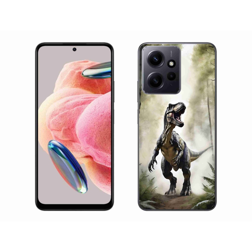 Gélový kryt mmCase na Xiaomi Redmi Note 12 - naštvaný T-Rex