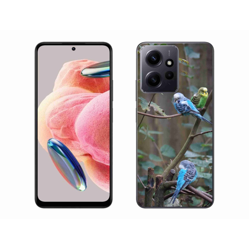 Gélový kryt mmCase na Xiaomi Redmi Note 12 - papagáje na vetve